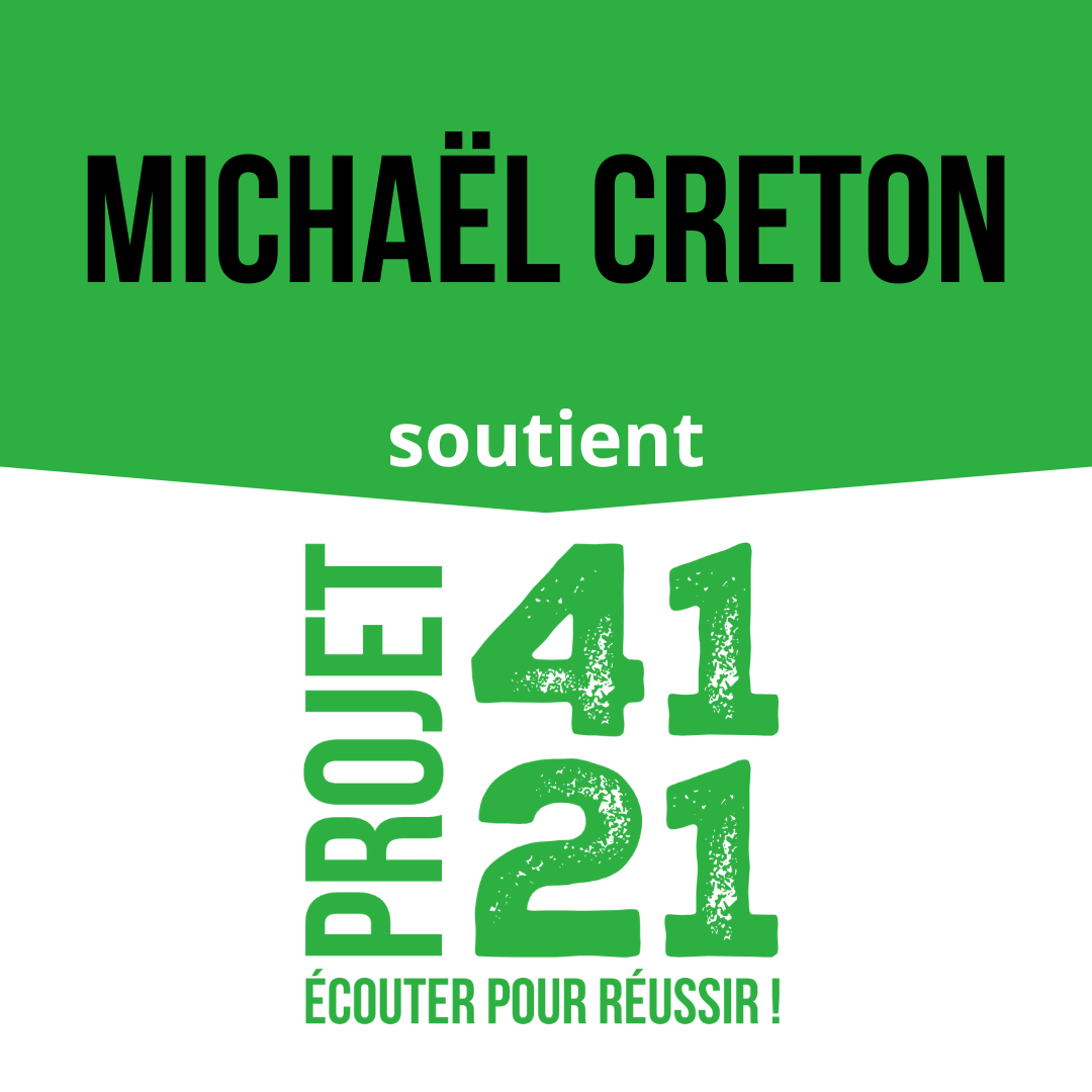 Michaël Creton soutient le projet 4121